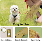 Scented Dog Poop Bags With Dispenser, Strong and Leak-proof Waste Bags for Pets, 870 Count (58 Packs of 15), 13 Inch x 9 Inch (Khaki)
