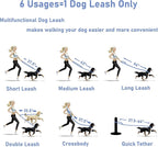 ZALER Dog Collar and Leash Set, Waterproof Adjustable Odor Proof Pet Collars Leashes Easy to Clean, 6FT Dog Leash with 2 Hooks for Large, Medium Small Dogs (M, Blue)