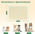 50-Count 30"x36" XXL Puppy Pads Disposable Pee Pads for Dogs Extra Large Super Absorbent Bamboo Training Pads Deodorizing & Leak-Proof with Adhesive Tabs