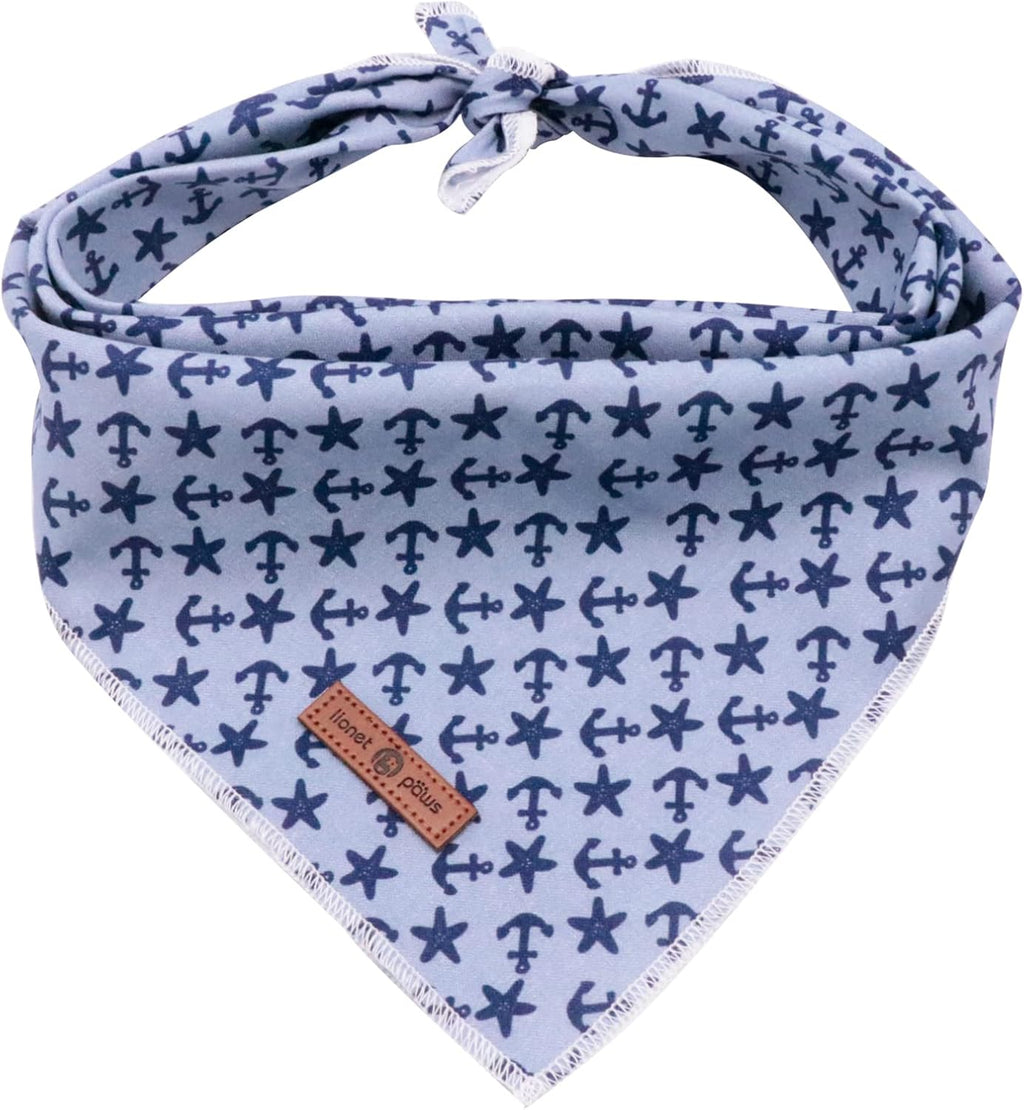 lionet paws Summer Dog Bandana,Fabric Dogs Kerchief for Medium Large Dogs,Dog Cotton Triangle Bibs Scarf for Girl Boy