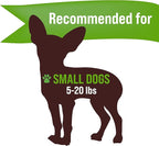 Buck Bone Organics Dog Chews, Elk Antlers for Dogs, Long Lasting Dog Bones for Aggressive Chewers, All Natural, No Preservatives, Wild Shed in The USA (Small 3 Pack)