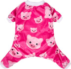 CuteBone Dog Halloween Pajamas Puppy Onesies Small Dogs Soft Pjs Coat Cat Apparel Comfy Pet Christmas Clothes Outfit Doggie Bodysuit P46S