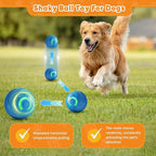 2PCS Shaky Ball Toy for Dogs, Interactive Dog BallToy, Vibrating Dog Balls, Smart Jumping BallToys, Fun Shaking Pet Bounce Electric Balls Automatic Moving Pet Toys for Dogs (Orange+Blue)