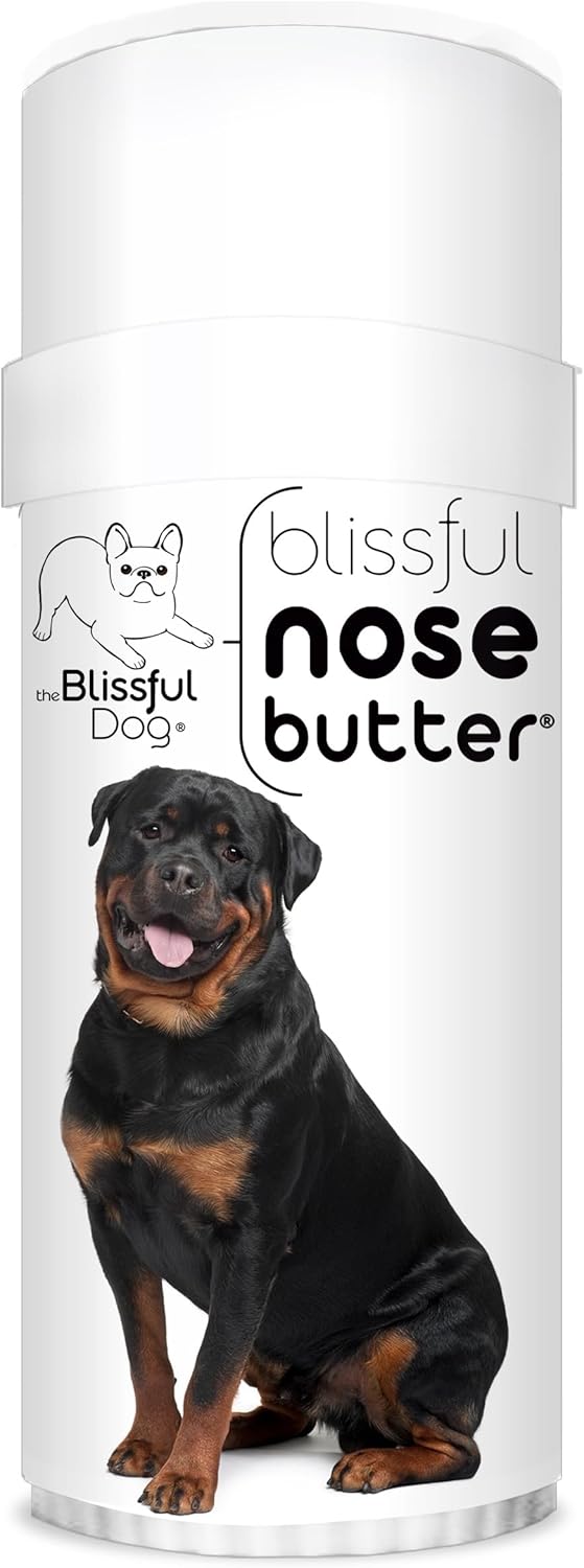 The Blissful Dog Rottweiler Unscented Nose Butter - Dog Nose Butter, 2 Ounce
