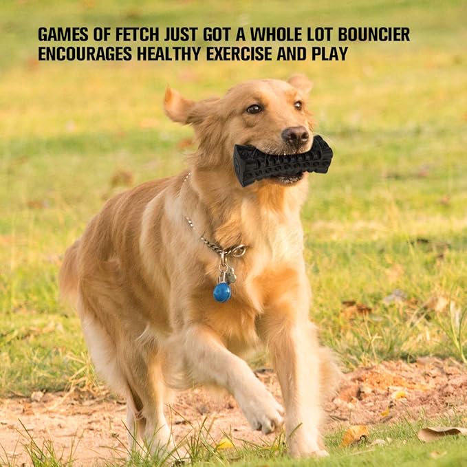 VANFINE Indestructible Squeaky Dog Toy – Tough Rubber Chew Toy for Aggressive Large Dogs, Durable and Safe for Interactive Play