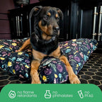 Molly Mutt Friday Morning Dog Bed Duvet Cover, GOTS-Certified 100% Organic Cotton Canvas Cover for Dog, Puppy, or Cat Bed, Durable, Washable, and Free of Harmful Chemicals, Huge, 36"x45"x5"