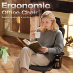 ELABEST T11 Ergonomic Office Chair,High Back Desk Chairs with Separate Lumbar Support,Magic Armrests,Adjustable Wide Headrest,Comfy Executive Computer Chair,Big and Tall Mesh Chair for Home Office