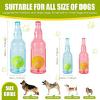 Dog Toy, Dog Squeak Toy, Floating Dog Toy, Interactive Fetch Toy for Play and Training, Bottle Shape with Tennis Ball Inside (Single Small)