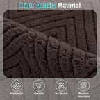 Turquoize Waterproof Couch Cover for Dogs Fuzzy Pet Couch Covers for Sofa Thick Dog Bed Cover Non-Slip Sofa Covers for 2 Cushion Couch Protector Slipcover Pet Friendly (Brown, 36" x 36")