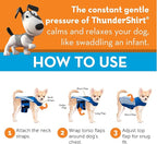 ThunderShirt Breeze for Dogs, Medium, Sky Blue, Extra Breathable Mesh Fabric, Dog Anxiety Relief Vest for Every Day Stress & Calming During Thunder Storms and Fireworks