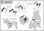 Adjustable Dog Harness– No Pull, No Choke – for English Bulldogs, French Bulldogs, Pugs & Broad-Chested Breeds – Easy, Safe Walks (Bright RED, Medium)