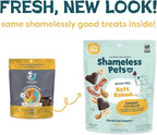 Shameless Pets Soft-Baked Dog Treats, Bananas for Bacon - Natural & Healthy Dog Chews for Skin & Coat Support with Omega 3 & 6 - Biscuits Baked & Made in USA, Free from Grain, Corn & Soy - 1-Pack