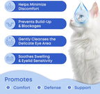 Dog Eye Drops & Eye Infection Treatment for Dogs and Cats – Soothe Infection & Allergy, Relieve Dry Eyes & Pink Eye, Pet Tear Stain Wash & Cleaner - Kitten Eye Drops for Discharge, Eye Rinse & Flush