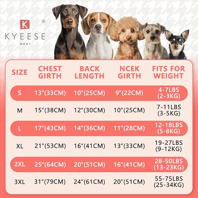 KYEESE 2Pack Waffle Dog Shirts for Small Dogs Stretchy T-Shirts Lightweight Tank Top Sleeveless Striped Vest Breathable Cat Tee, Medium, Pink+Striped