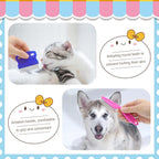 Rabbit Grooming Kit, Rabbit Brush for Shedding with Bunny Nail Clipper, Rabbit Nail Trimmers with Pet Combs for Hamster Guinea Pig Ferret by KALAMANDA(6 Pack)