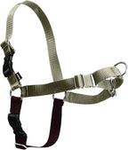 PetSafe Easy Walk Harness, No Pull Dog Harness, Fawn, Small/Medium | Patented Martingale Loop Gives Gradual Shoulder Pressure to Stop Pulling, Front-Chest Leash Clip Prevents Gagging
