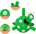 Dog Toy Soccer Ball with Grab Tabs, Durable Dog Soccer Ball, Dog Birthday Toys for Medium & Large Dogs, 8 Inch