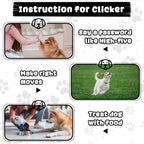 Frienda 18 Pieces Dog Training Clicker, Pet Behavioral Training Clickers with Wrist Strap for Dogs Cats Puppy Birds Horses (White)