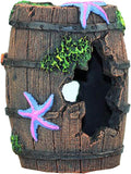 WishLotus Aquarium Fish Tank Decorations, Aquarium Hideout House Theme Plastic Plants Fish Cave Aquarium Castle Mermaid Ornaments, Shipwreck Hideouts Fish Tank Accessories Décor