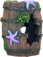 WishLotus Aquarium Fish Tank Decorations, Aquarium Hideout House Theme Plastic Plants Fish Cave Aquarium Castle Mermaid Ornaments, Shipwreck Hideouts Fish Tank Accessories Décor