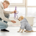 Dog Sweaters for Small Dogs Dog Hoodie Fleece Dog Sweater Soft Dog Clothes Sweatshirt with Pocket Dog Hoodie for Small Dogs Puppy Sweater(Grey&XS)