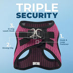 Best Pet Supplies Voyager Step-in Air Harness - All Weather Mesh, Reflective, No Pull Harness for Dogs, Cats - Secure with Hook & Loop Fastener, Buckle, Double D-Rings - Tone, S