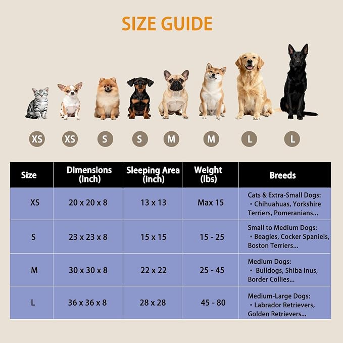 Calming Donut Dog Beds Large Sized Dog - Washable Removable Cover Non-Slip, Round Pet Bed Warming Fluffy Plush Faux Fur Anti-Anxiety Thick Cushion, Fits up to 80 lbs (Dark Grey, 36")