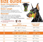 Dog Muzzle – Lightweight Breathable Basket Muzzle, Anti-Biting & Chewing, Adjustable Fit for Small, Medium & Large Dogs(Size 3)