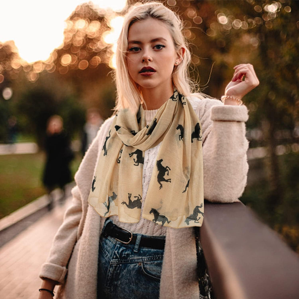 E-Clover Fashion Scarf for Women Lightweight Scarves Shawl Wrap for Spring/Summer Winter