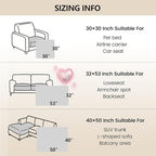 gogobunny 3X Stronger Waterproof Pet Blanket, Scratch Proof Furniture Protector for Dogs Cats, Reversible Cover 32x53 Inch, Dark Stone