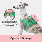 VETRESKA Flora Dog Harness, Leash and Collar Set, No Pull Vest Harness, M | for Walking and Training, Adjustable, Easy Control and Soft Padded Pet Harness and Backpack for Small Medium Large Dogs