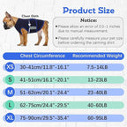 MIGOHI Breathable Dog Anxiety Calming Vest,Dog Firework Anxiety Relief Vest,Dogs Stress and Anxiety Relief Coat,Anxiety Vest for Large Dogs,XL,Green