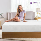 GAESTE 8 Inch Full Cooling Gel Memory Foam Mattress for Cool Sleep Medium Firm CertiPUR-US Certified Foam, Mattress in a Box Pressure Relief Removable Cover No Fiberglass (Full, 8 in)