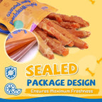 Gazeupon Dog Treats, Chicken Wrapped Sweet Potato, Healthy Training Snacks for Dogs w/Glucosamine Chondroitin, Rawhide Free