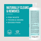 Aquarium Gravel Cleaner - Liquid Gravel Cleaner for Fish Tanks - Naturally Reduces Fish Waste, Ammonia, Nitrite & Odors - Freshwater & Saltwater - No Vacuum Needed - Treats 960 Gallons (16 fl oz)