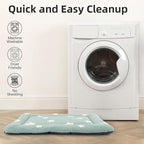 Mora Pets Dog Crate Pad Washable Cat Dog Bed for Crate Flat Pet Kennel Mat | Soft Dog Cat Bed Mat, Puppy Crate Pad for Dog Cage Cozy Sleeping Liner, Cute Pillow Cushion Anti Slip Small 2 Pack 24 x 18