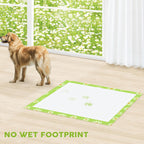 CROCI Pee Pads for Dogs 30x36in Daisy Pattern, Puppy Pads with Adhesive Tabs Super Absorbent Up to 10 Cups, Disposable (40 Counts)