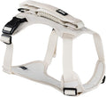 TUG Grab Dog Harness with Built-in Magnetic Traffic Leash (Large/Cream) | Padded Magnetic Traffic Handle | Dual Leash Clips | 4-Point Adjustable Fit | Durable Nylon
