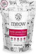 The New Zealand Natural Pet Food Co MEOW Freeze Dried Cat Treats - Lamb Green Tripe with New Zealand Green Mussel, High Protein, Healthy Cat Snacks and Toppers, All Natural for all Life Stages, 1.4 oz