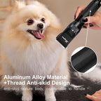 Dog Clippers for Grooming, 12V Professional Dog Clippers，Heavy Dutt Corded Pet Hair Trimmer Pet Trimmer for Thick Hair with Guard Combs Brush