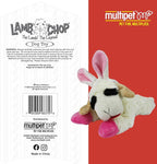 Multipet Lamb Chop Dog Plush Toy w/Easter Bunny Ears - Squeaky Toy for All Dogs - Extra Soft Plush - Stuffed Animal for Cuddling & Playing (6”, Cream/Pink)