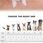 Bedfolks Plush Waterproof Dog Crate Bed, Removable Washable Cover, Faux Fur, Fluffy Kennel Bed 17"x12", Camel