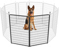 FXW Rollick Unleashed Dog Playpen for Indoor, Yard, RV Camping, 50 inch 2 Panels for Large Dogs, Black│Patented