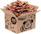 ValueBull Bully Sticks for Dogs, Thick 6 Inch, 400 Count Wholesale Pack - All Natural, Grass Fed, Single Ingredient, Long Lasting Dog Treats