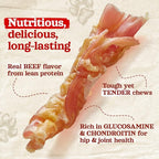 Natural Farm Extra-Thick Beef Tendons (9-12 Inch, 12 Pack), Natural Chondroitin and Collagen: Supports Healthy Joints, Great for Dental Health – Made & Packaged, All Dog Sizes