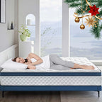 King Size Mattress 12 Inch, Medium Firm Hybrid King Bed Mattress, Memory Foam Mattresses in a Box for Pressure Relief, Individual Pocket Spring-Motion Isolation with Edge Support, CertiPUR-US