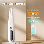 2026 New Pet Precision Trimmer, Dog Paw Trimmer with LED Light, Low Noise, IP68 Waterproof, Dual-Speed Motor, Suit for Trimming Paw, Ear, Face, Butt, Eyebrows, USB Rechageble