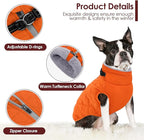 AOFITEE Winter Jacket for Extra Large Dogs, Warm Turtleneck Dog Coat with Back Zipper, Waterproof Dog Puffer Coat for Large Dogs, Pet Snowsuit Warm Snowsuit for German Shepherd, Weimar, Doberman