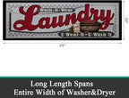 Pauwer Laundry Room Rug Runner 20"x60" Waterproof Rubber Laundry Mat Non Slip Kitchen Mats for Floor Washable Floor Mat Runner Rug for Farmhouse Mudroom Washroom Bathroom Decor