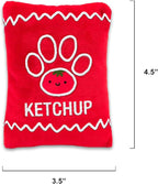 TONBO Soft Plush Small Cute and Cozy Nature Dog Cat Bed, Washer and Dryer Friendly (French Fries)